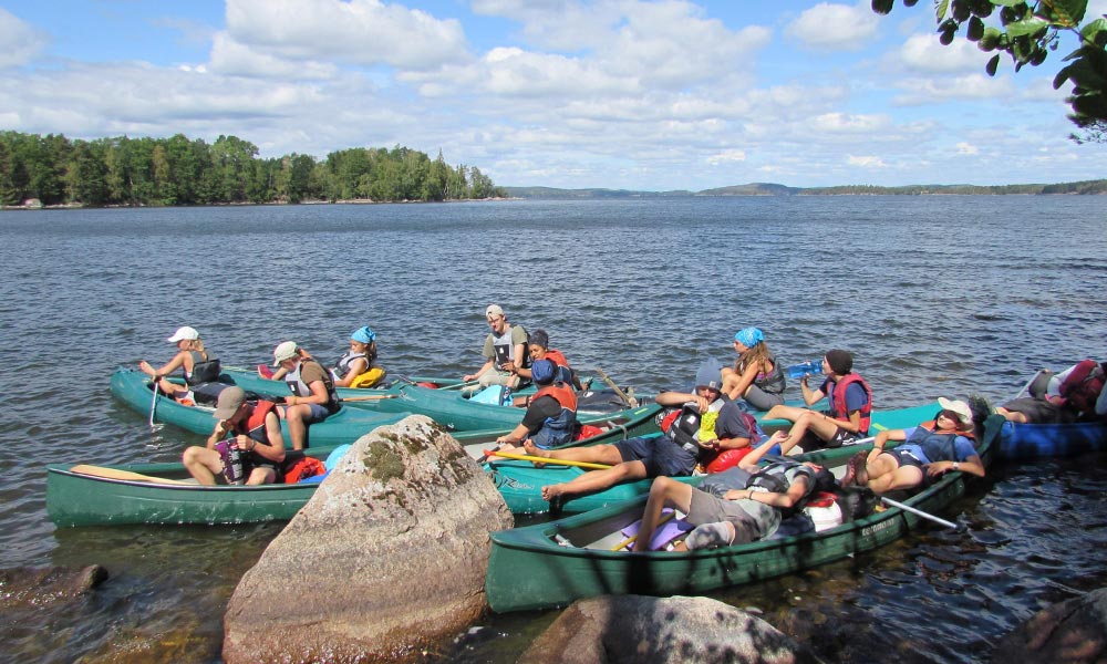 Kanu, Kiefern, Klippen … Kanutour in Schweden