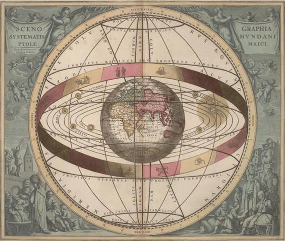 Aus Andreas Cellarius‘ Harmonia Macrocosmica, 1708 | Bild: Wikipedia.org